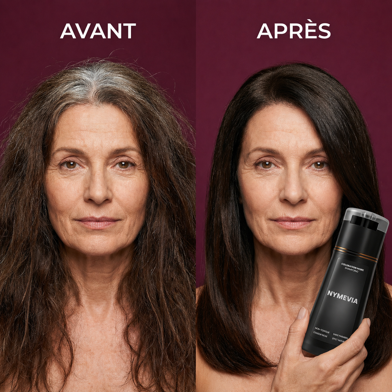 Shampoing colorant instantané