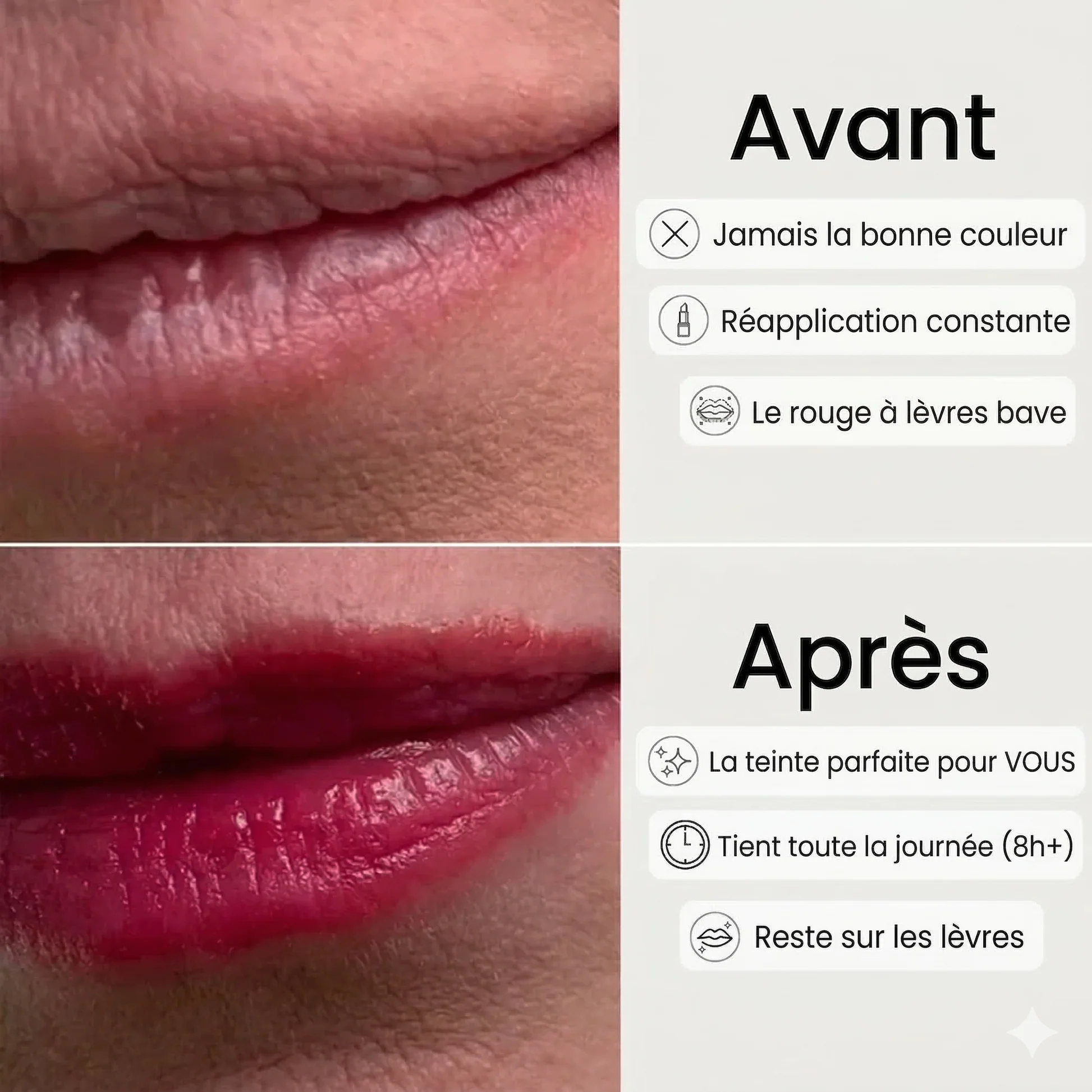 Nymevia - Rouge à lèvres qui s'adapte au pH