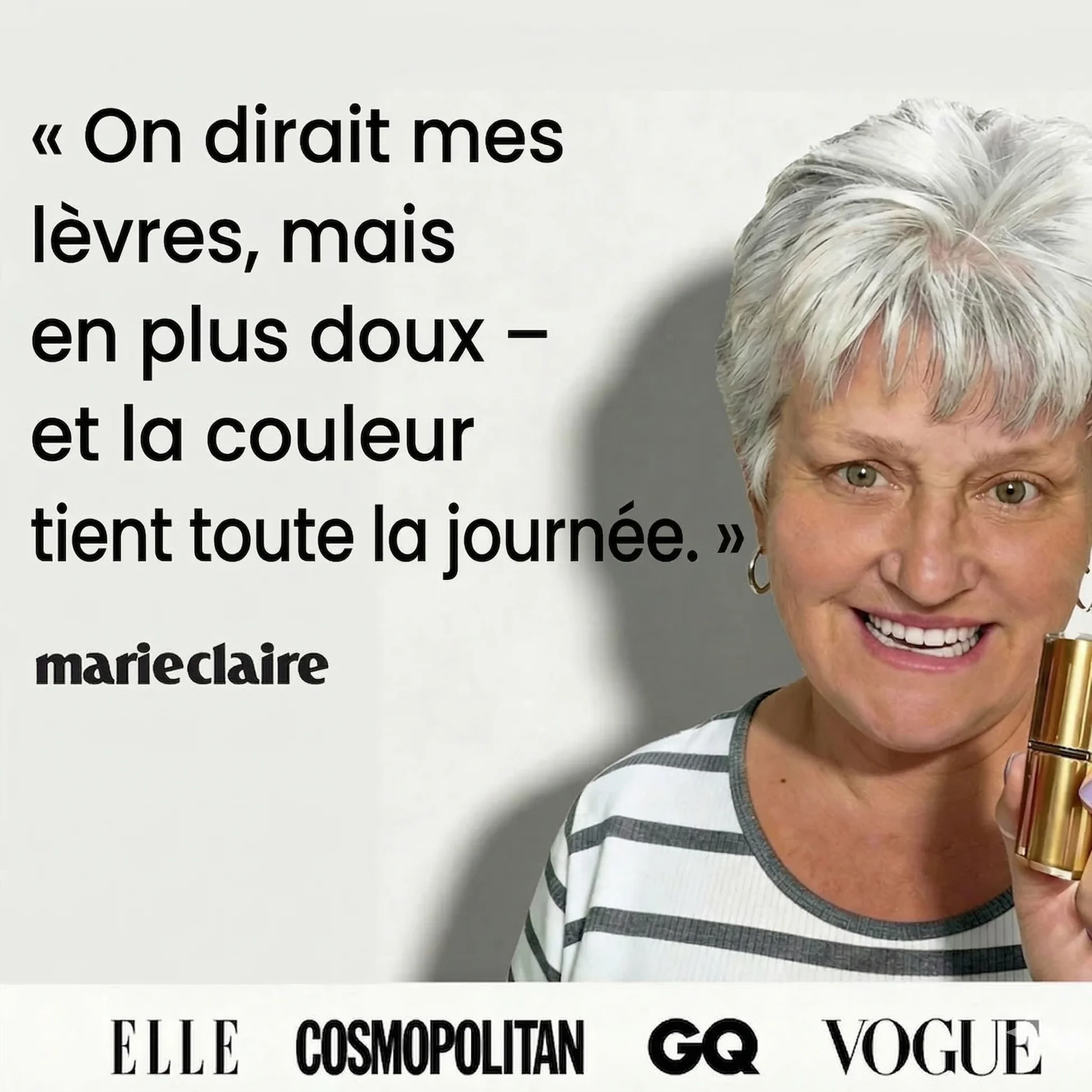 Nymevia - Rouge à lèvres qui s'adapte au pH