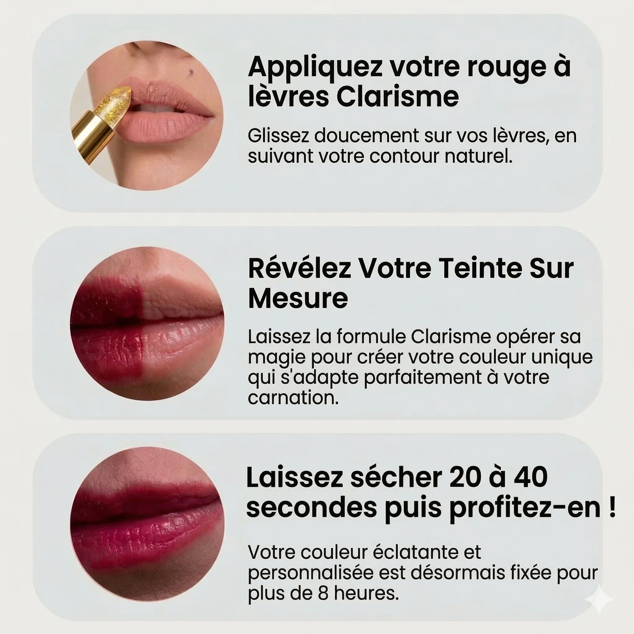 Nymevia - Rouge à lèvres qui s'adapte au pH